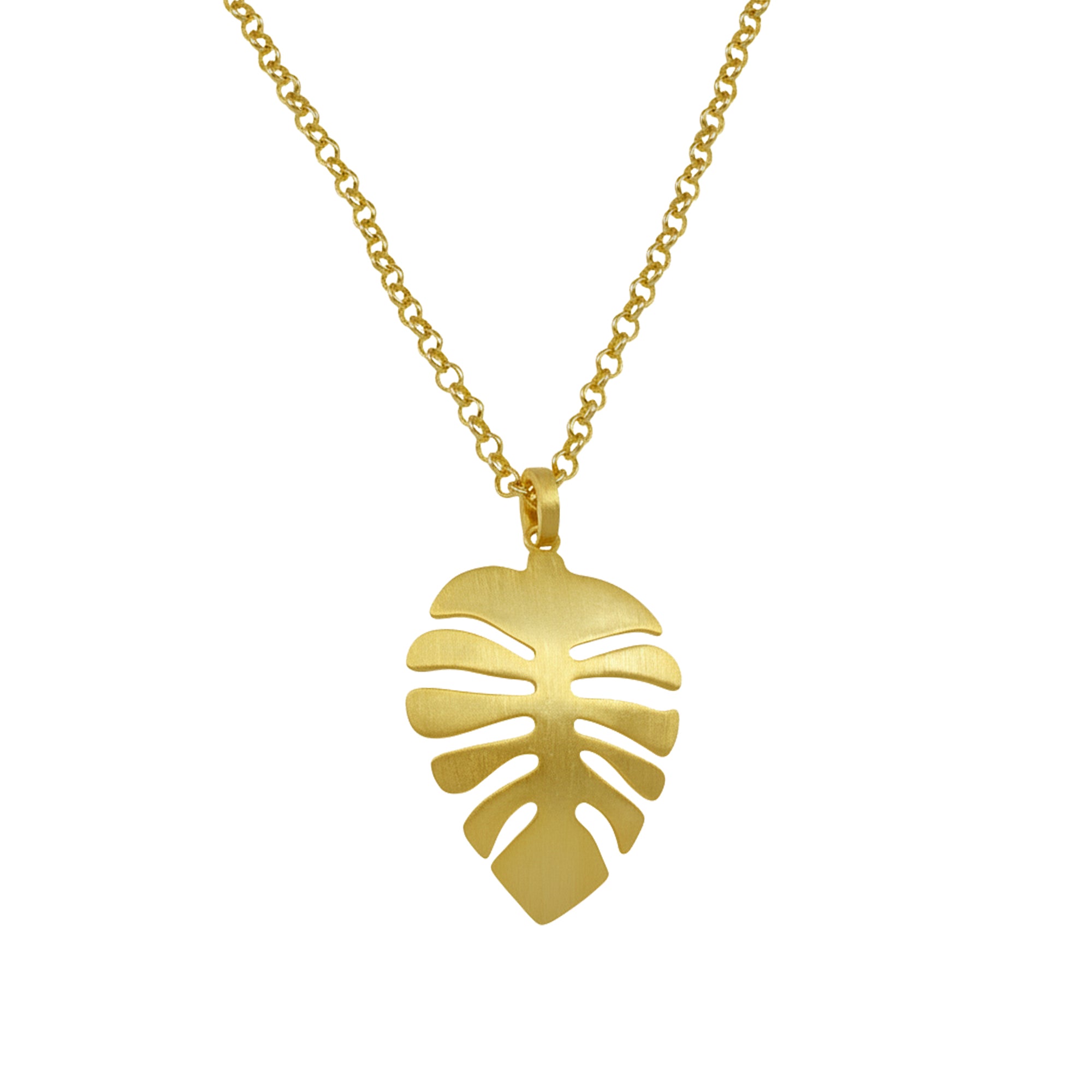 Monstera Necklace