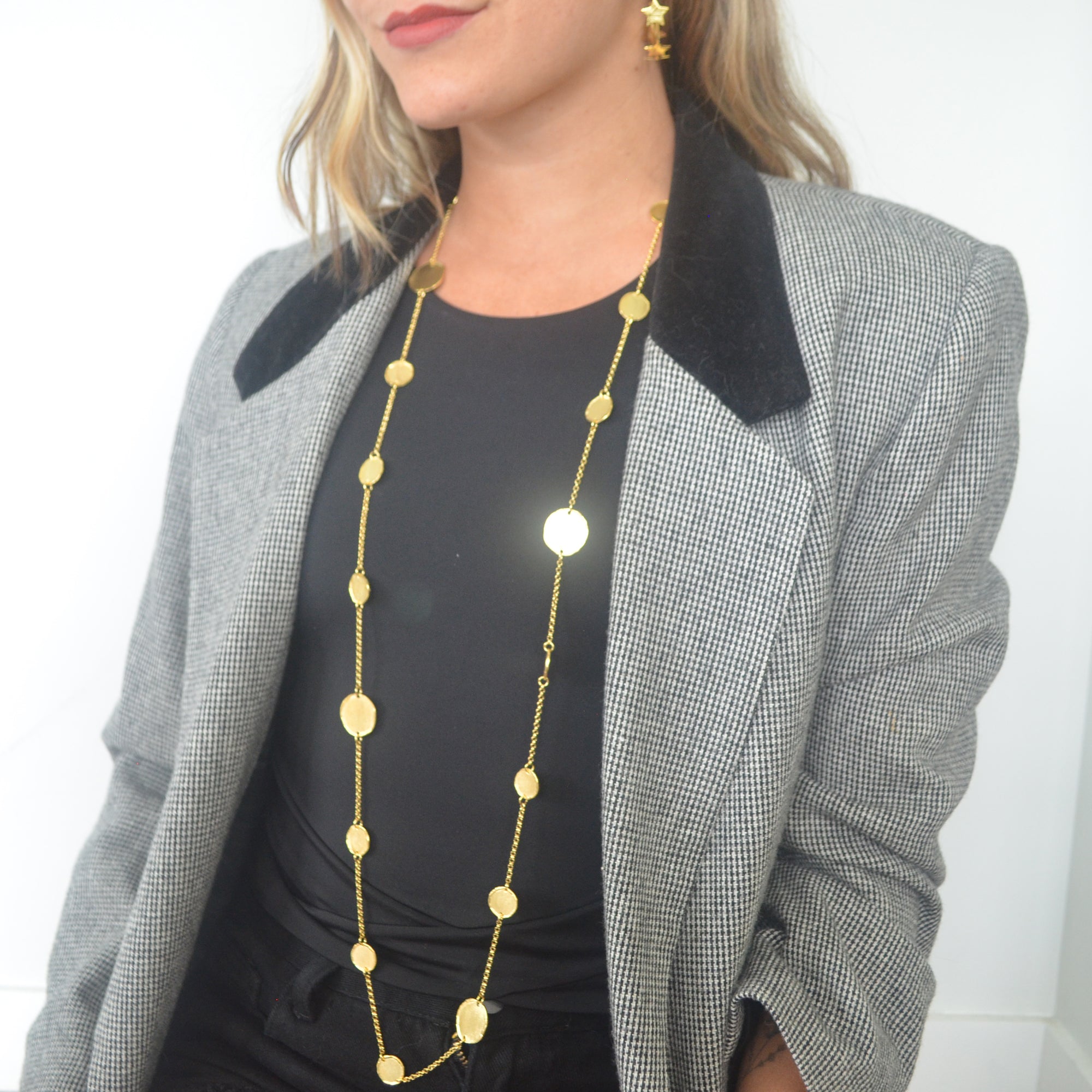 Coins Long Necklace